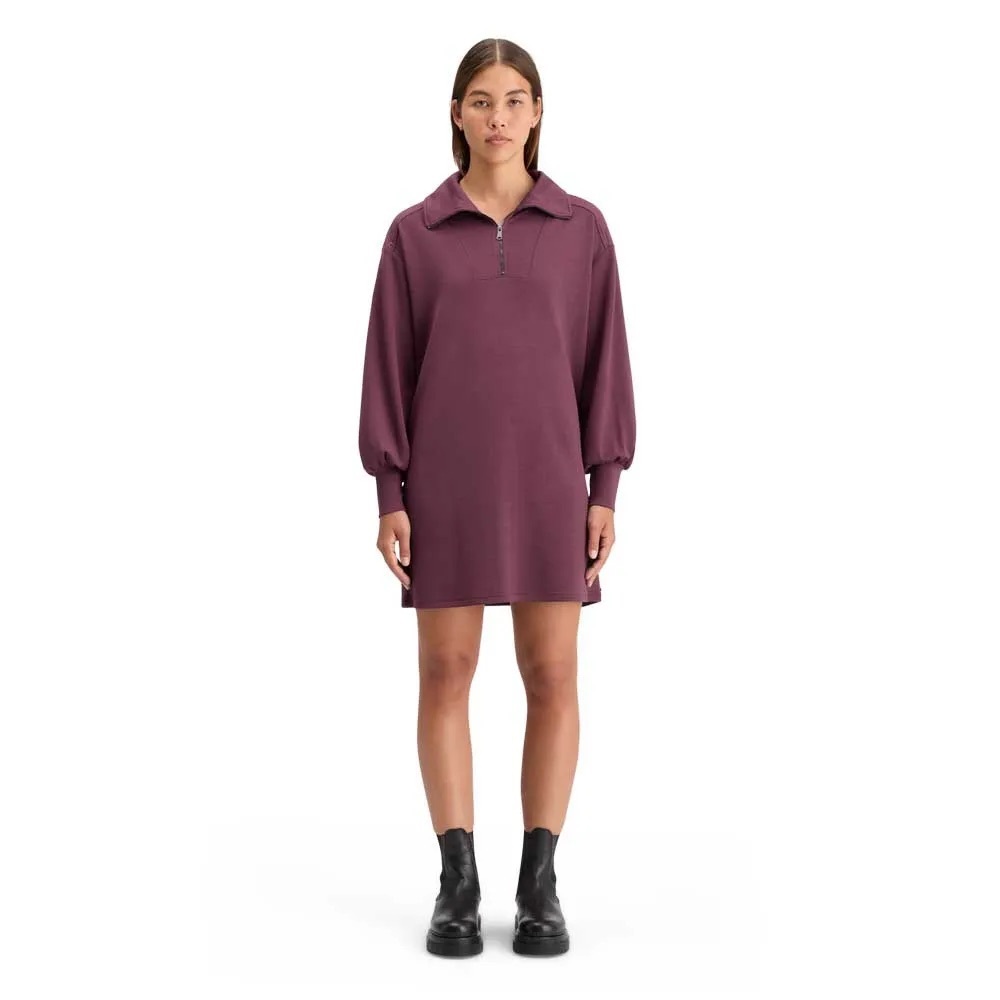 Scotch & Soda 180393 long sleeve short dress‎ in Plum NWT Size XL